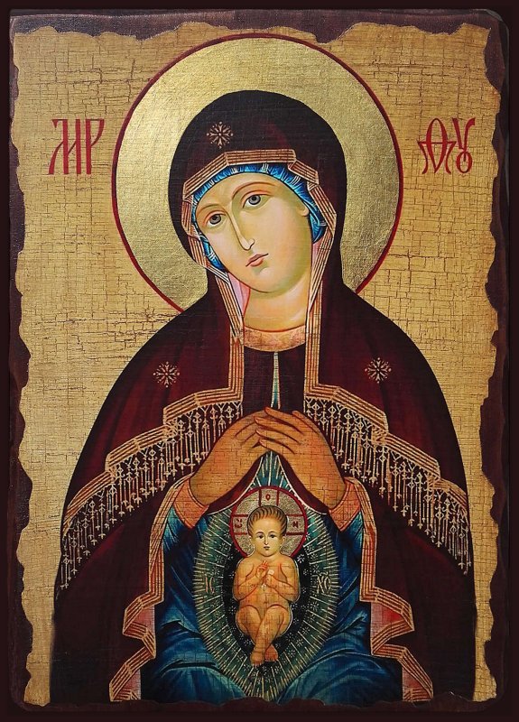 Ikona Matki Bożej - Opiekunki Matek Oczekujących i Dzieci Nienarodzonych